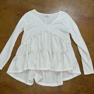 Peach Love Long Sleeve Top
